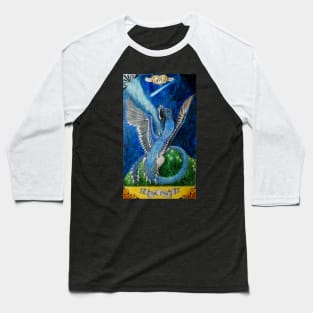 Blue Jay Dragon Tarot Card - The Star Baseball T-Shirt